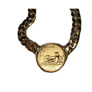 Vintage Goddess of Fortune and Fate Personification Of Luck Pendent Monet